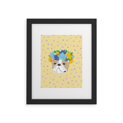 Hello Sayang Frenchies Framed Art Print