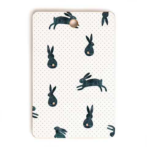 Hello Sayang Funny Bunnies Cutting Board Rectangle