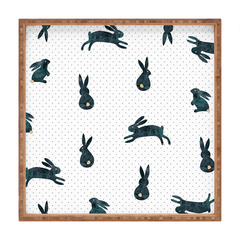 Hello Sayang Funny Bunnies Square Tray