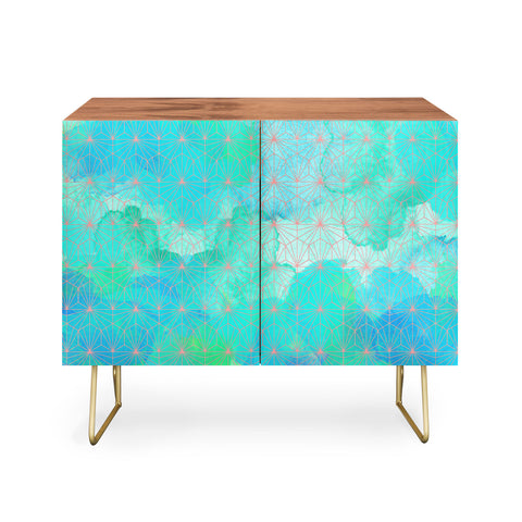 Hello Sayang Geo Deep Blue Credenza