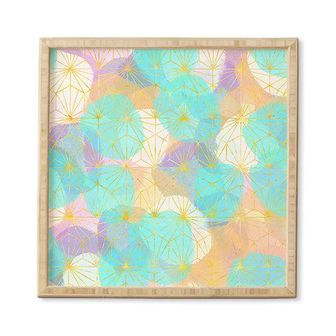 Hello Sayang Geo Spring Framed Wall Art