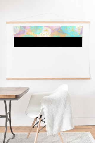 Hello Sayang Geo Spring Art Print And Hanger