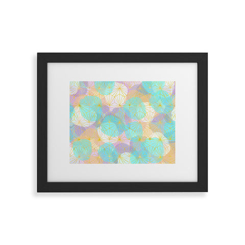 Hello Sayang Geo Spring Framed Art Print