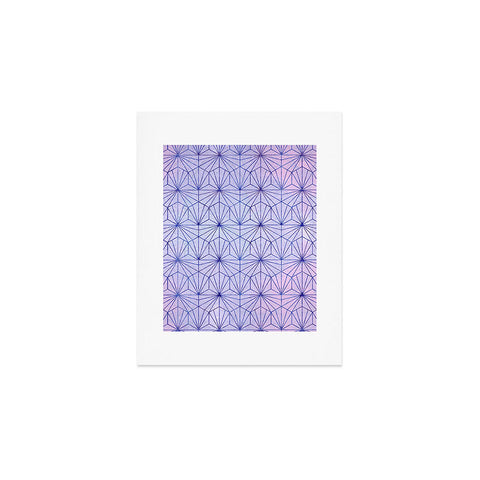 Hello Sayang Geo Winter Art Print