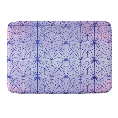 Hello Sayang Geo Winter Memory Foam Bath Mat