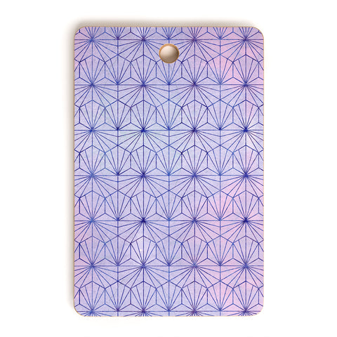 Hello Sayang Geo Winter Cutting Board Rectangle