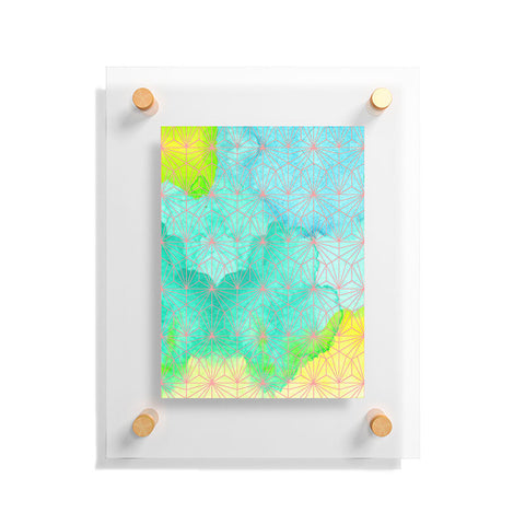 Hello Sayang Geometric Summer Floating Acrylic Print