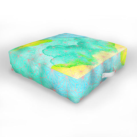 Hello Sayang Geometric Summer Outdoor Floor Cushion