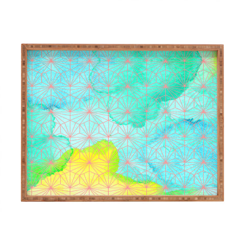 Hello Sayang Geometric Summer Rectangular Tray