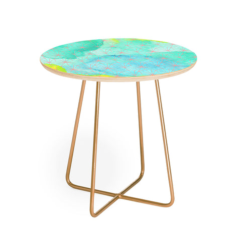 Hello Sayang Geometric Summer Round Side Table