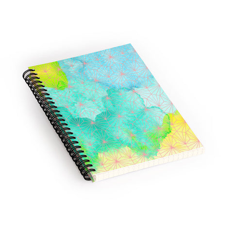 Hello Sayang Geometric Summer Spiral Notebook