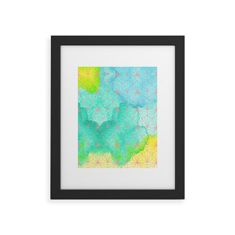 Hello Sayang Geometric Summer Framed Art Print