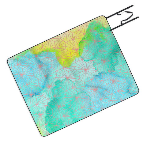 Hello Sayang Geometric Summer Picnic Blanket