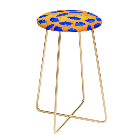 Hello Sayang Gingko Leaves Counter Stool