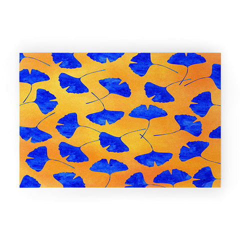 Hello Sayang Gingko Leaves Welcome Mat