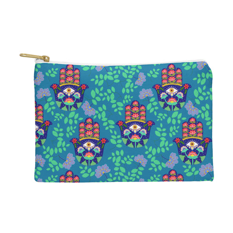 Hello Sayang Hamsa Midnight Blue Pouch