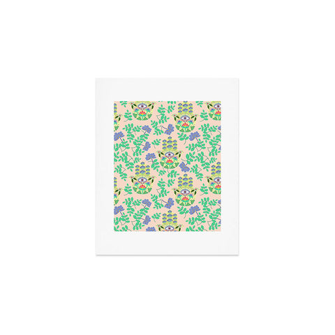 Hello Sayang Hamsa Pretty in Pink Art Print