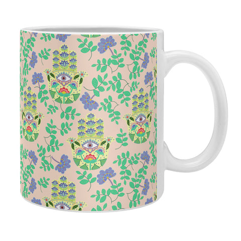 Hello Sayang Hamsa Pretty in Pink Coffee Mug