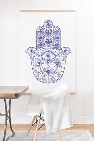 Hello Sayang Hand of Fatima Art Print And Hanger