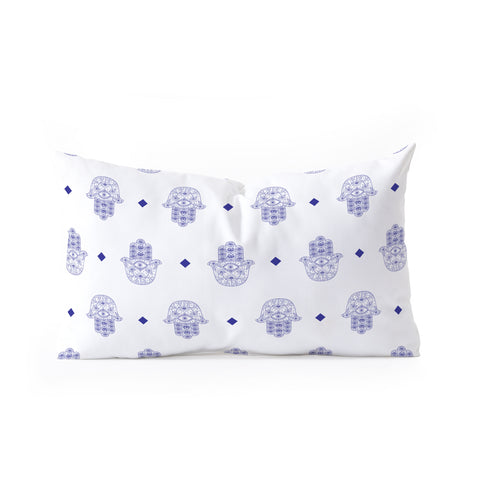 Hello Sayang Hand of Fatima Oblong Throw Pillow