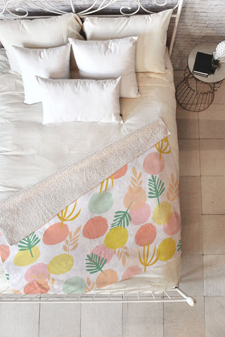 Hello Sayang Holiday Love Fleece Throw Blanket