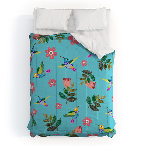 Hello Sayang Hummingbirds Comforter