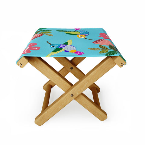 Hello Sayang Hummingbirds Folding Stool
