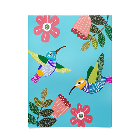 Hello Sayang Hummingbirds Poster