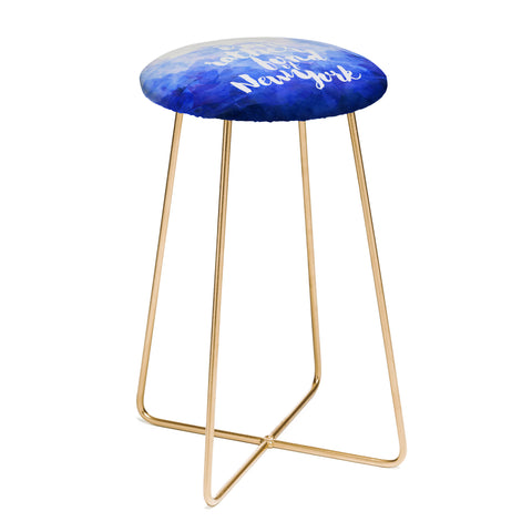 Hello Sayang I Am Rather Fond of New York Counter Stool