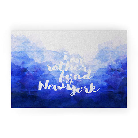 Hello Sayang I Am Rather Fond of New York Welcome Mat