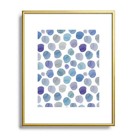 Hello Sayang Indigogogo Metal Framed Art Print