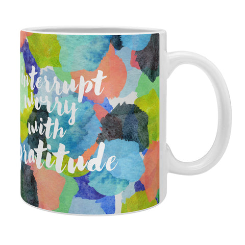Hello Sayang Interrupt Worry With Gratitude Coffee Mug