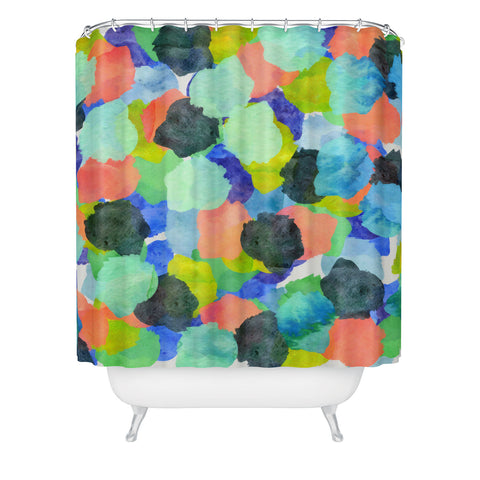 Hello Sayang Interrupt Worry With Gratitude Shower Curtain