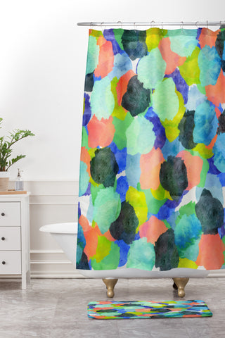 Hello Sayang Interrupt Worry With Gratitude Shower Curtain And Mat