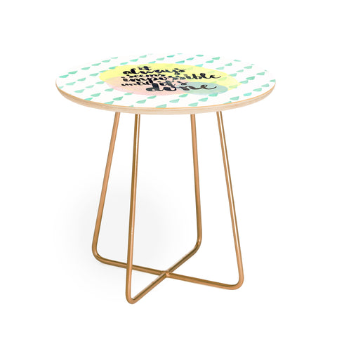 Hello Sayang It Always Seem Impossible Until Its Done Round Side Table