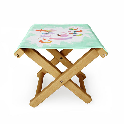 Hello Sayang It Is The Life Folding Stool