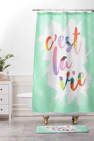 Hello Sayang It Is The Life Shower Curtain And Mat
