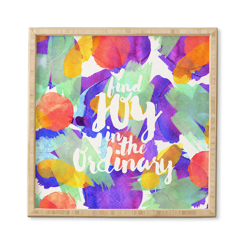 Hello Sayang Joy in the Ordinary Framed Wall Art