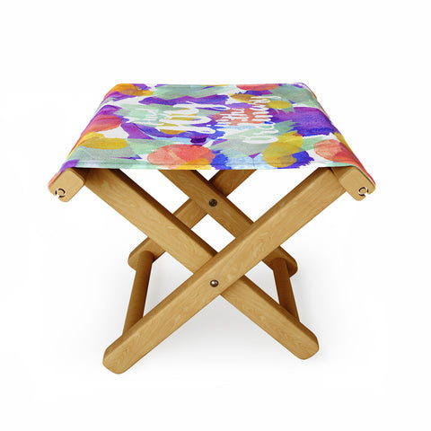 Hello Sayang Joy in the Ordinary Folding Stool