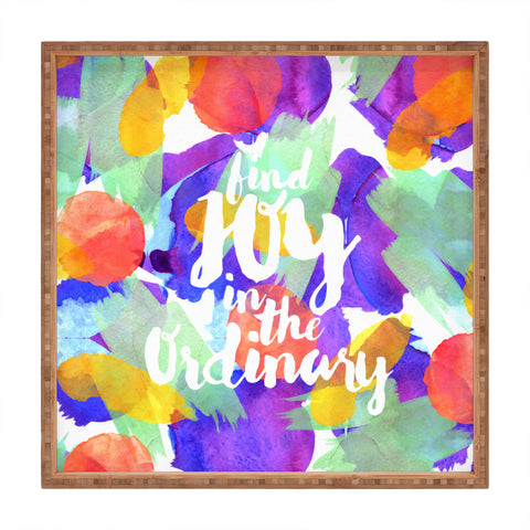 Hello Sayang Joy in the Ordinary Square Tray