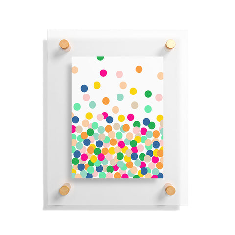 Hello Sayang Kaboom Confetti Floating Acrylic Print