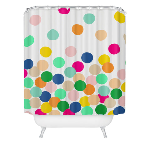 Hello Sayang Kaboom Confetti Shower Curtain