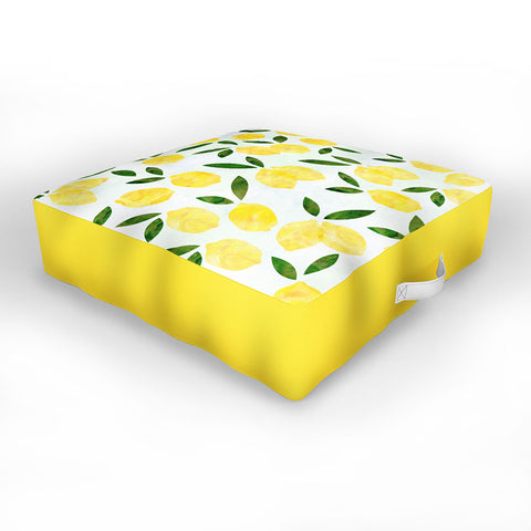 Hello Sayang Lemon Drops Outdoor Floor Cushion