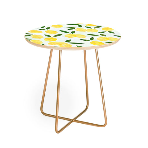 Hello Sayang Lemon Drops Round Side Table