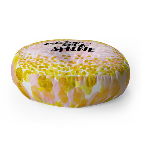 Hello Sayang Let Your True Self Shinea Floor Pillow Round