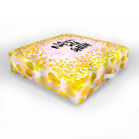 Hello Sayang Let Your True Self Shinea Outdoor Floor Cushion