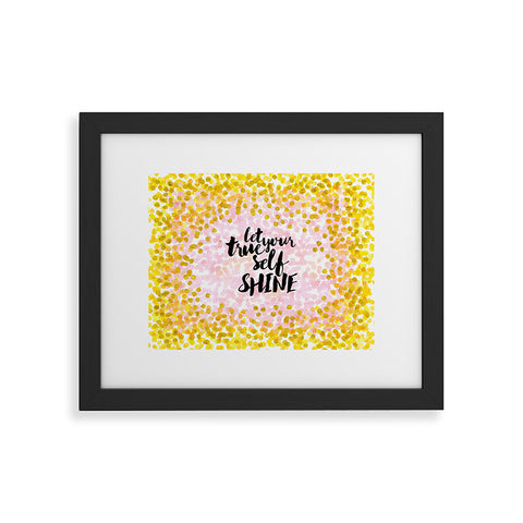 Hello Sayang Let Your True Self Shinea Framed Art Print