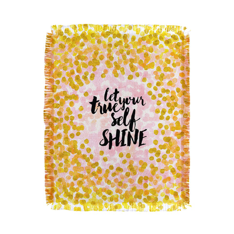 Hello Sayang Let Your True Self Shinea Throw Blanket