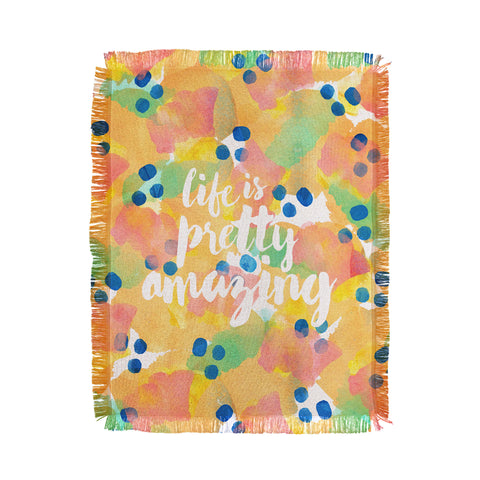 Hello Sayang Life Is Pretty Amazing Throw Blanket