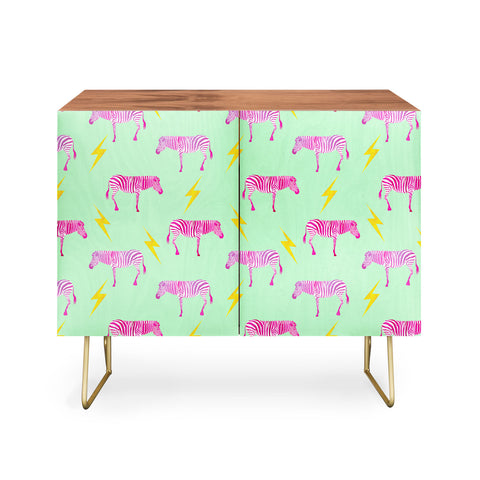 Hello Sayang Lightning Zebras Credenza